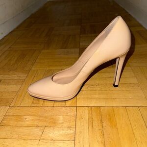 Aquatalia Cream High Heel Pumps